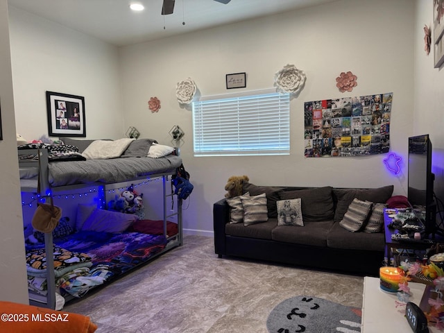 351 Calle Alta Vista Blvd, Clifton, AZ 85533 - carpeted bedroom with ceiling fan