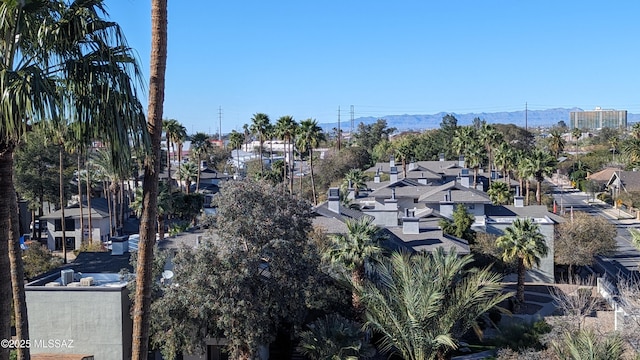 425 W Paseo Redondo Unit 3D, Tucson, AZ 85701 - aerial view of property's location featuring a mountainous background and nearby suburban area