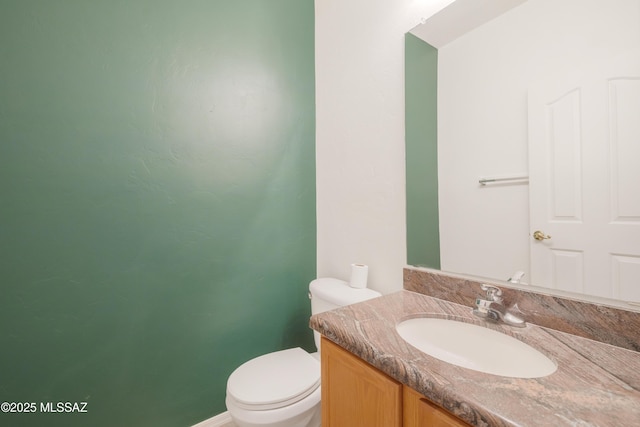3347 S Desert Scroll Pl, Tucson, AZ 85735 - half bath featuring vanity and toilet