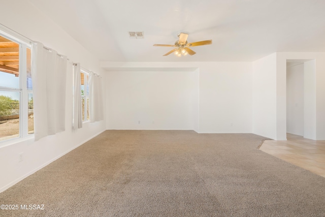 3347 S Desert Scroll Pl, Tucson, AZ 85735 - empty room with carpet floors and ceiling fan