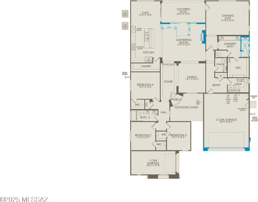13313 N Galena Trl, Oro Valley, AZ 85755 - property floor plan