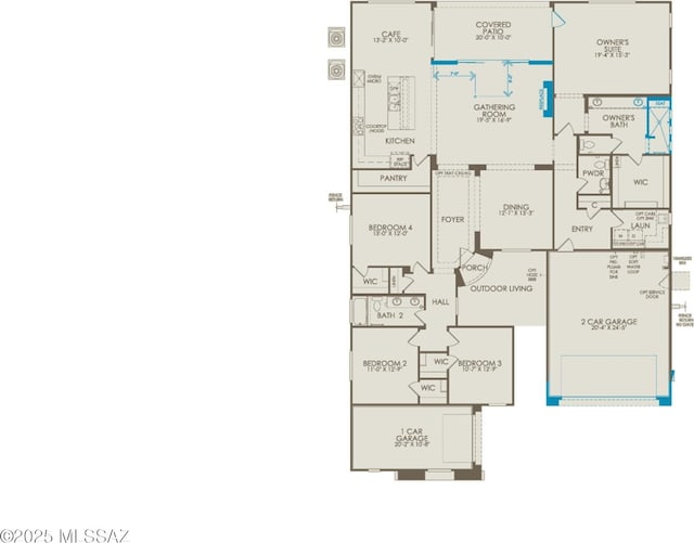 13313 N Galena Trl, Oro Valley, AZ 85755 - property floor plan