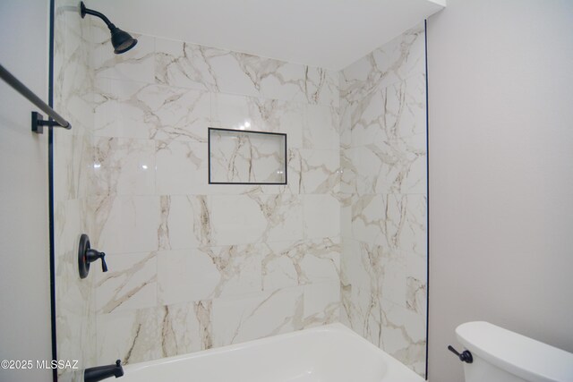 1321 W Saint Clair St, Tucson, AZ 85745 - bathroom featuring toilet and bathtub / shower combination