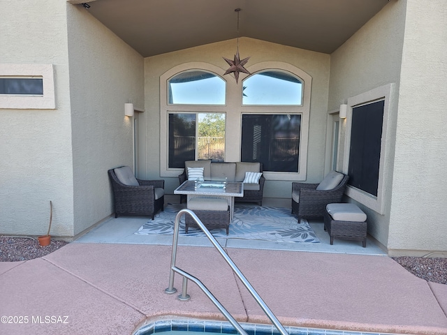 17144 S Scarlet Cliff Pl, Vail, AZ 85641 - view of patio featuring an outdoor living space
