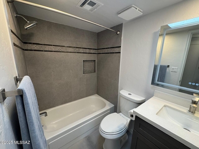 516 E Linden St, Tucson, AZ 85705 - full bathroom featuring bathtub / shower combination, vanity, and toilet