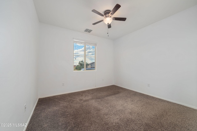 11324 Granite Gulch Way, Tucson, AZ 85747 - carpeted spare room featuring a ceiling fan and baseboards