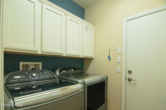 22100 E Statehood Ln, Red Rock, AZ 85145 - laundry area with washer and clothes dryer and cabinet space