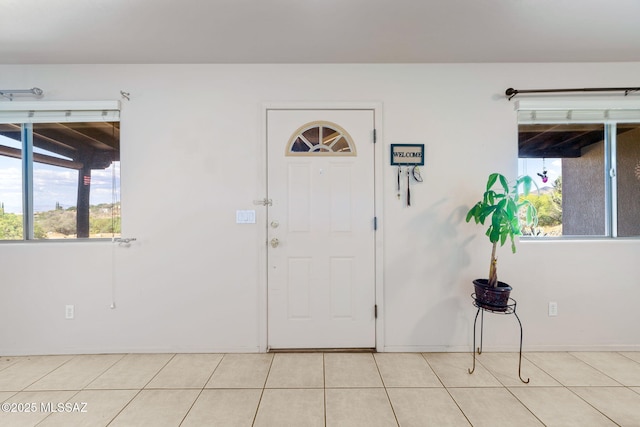 1448 N Calle Futura, Oracle, AZ 85623 - entryway featuring light tile patterned floors and baseboards