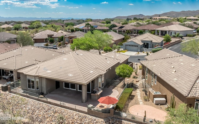 13570 N Nightstar Ct, Marana, AZ 85658 - aerial perspective of suburban area featuring mountains