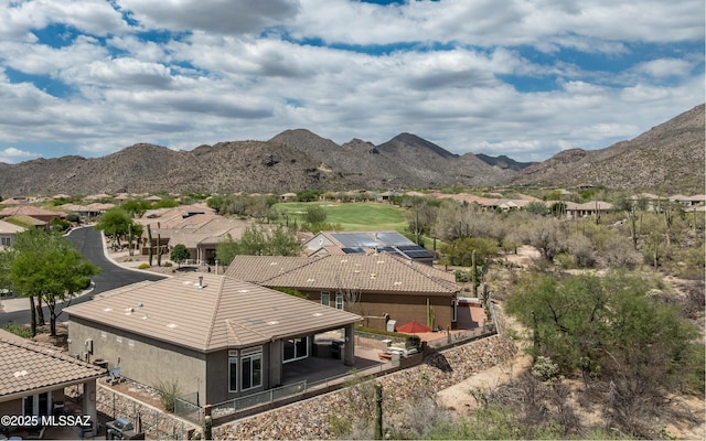 13570 N Nightstar Ct, Marana, AZ 85658 - mountain view with nearby suburban area