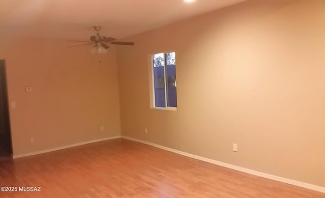 2835 N Euclid Ave, Tucson, AZ 85719 - empty room featuring light wood finished floors and a ceiling fan