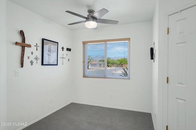 10140 E Pleasant View Way, Tucson, AZ 85748 - unfurnished room featuring baseboards and ceiling fan