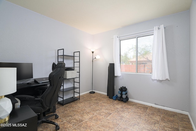 3521 W Camino De Talia, Tucson, AZ 85741 - office with stone finish floors and baseboards