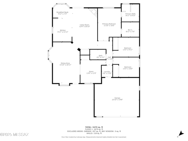 9510 E Danforth Pl, Tucson, AZ 85747 - room layout
