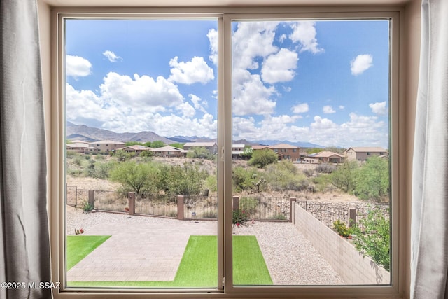 102 E Forrest Feezor St, Vail, AZ 85641 - doorway to outside featuring a mountain view and plenty of natural light