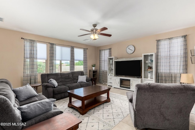 102 E Forrest Feezor St, Vail, AZ 85641 - living room featuring ceiling fan