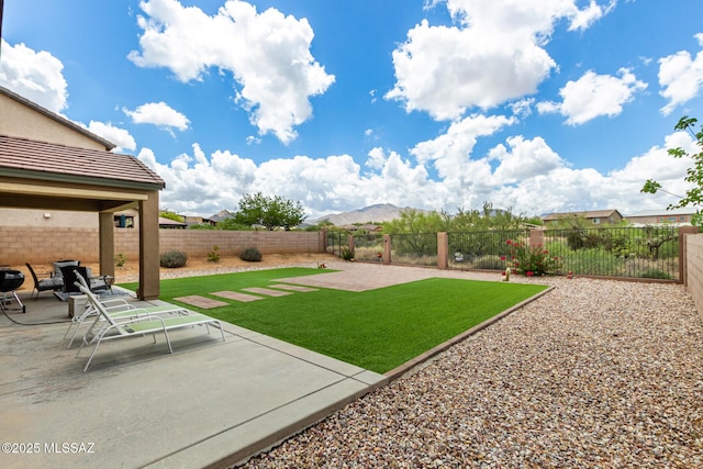 102 E Forrest Feezor St, Vail, AZ 85641 - view of yard featuring a patio and a mountain view