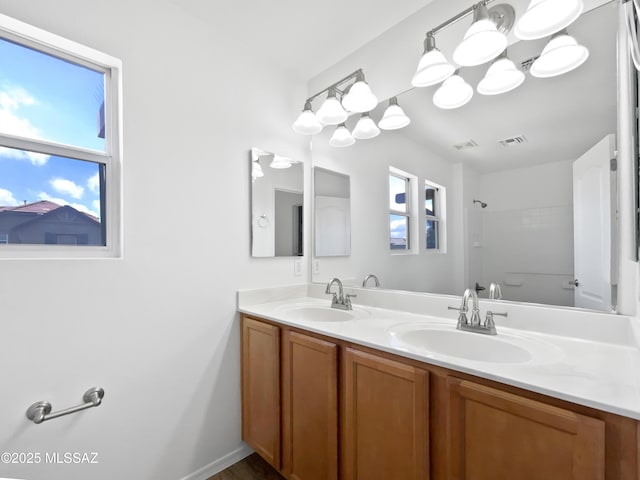 7637 E Cholla Overlook Dr, Tucson, AZ 85710 - full bath featuring double vanity