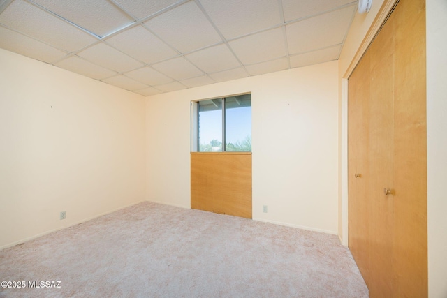 6532 N Cibola Ave, Tucson, AZ 85718 - unfurnished bedroom with a drop ceiling and carpet flooring