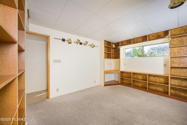 6532 N Cibola Ave, Tucson, AZ 85718 - empty room with carpet floors and a drop ceiling