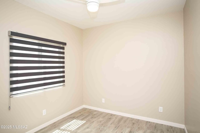 3601 E Nebraska Stra, Tucson, AZ 85706 - unfurnished room featuring ceiling fan and light wood-type flooring