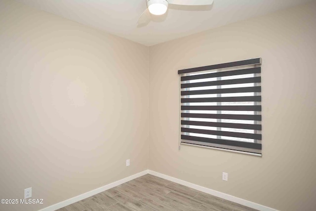 3601 E Nebraska Stra, Tucson, AZ 85706 - unfurnished room with wood finished floors and a ceiling fan