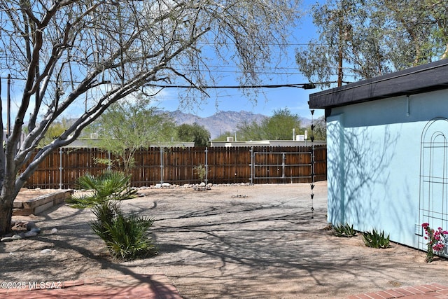4038 E Bellevue St, Tucson, AZ 85712 - view of patio featuring a mountain view