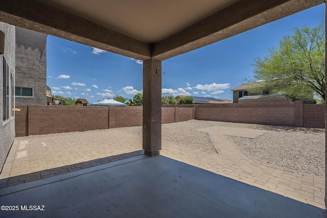 662 N Tree Mist Ln, Sahuarita, AZ 85629 - fenced backyard featuring a patio area