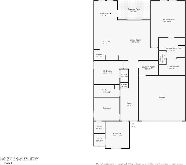 12767 E Giada Dr, Vail, AZ 85641 - floor plan / room layout