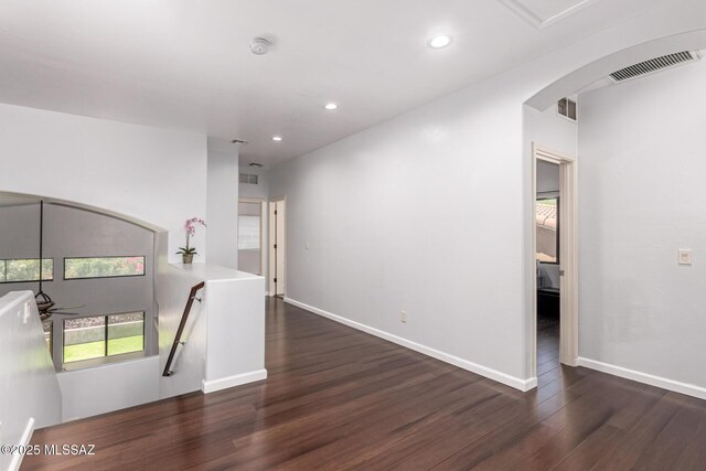 7397 W Crimson Ridge Dr, Marana, AZ 85743 - office space featuring dark wood-type flooring, crown molding, and ceiling fan