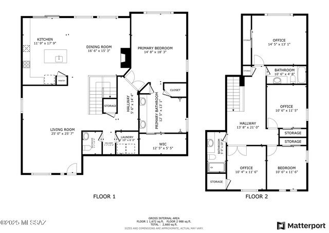 7397 W Crimson Ridge Dr, Marana, AZ 85743 - empty room with dark wood finished floors, recessed lighting, and arched walkways