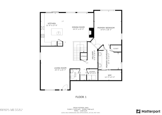 7397 W Crimson Ridge Dr, Marana, AZ 85743 - view of property floor plan