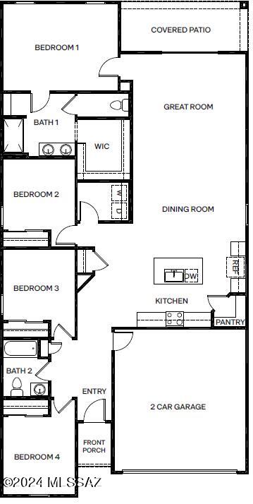 14139 E Canidae Dr E, Vail, AZ 85641 - room layout