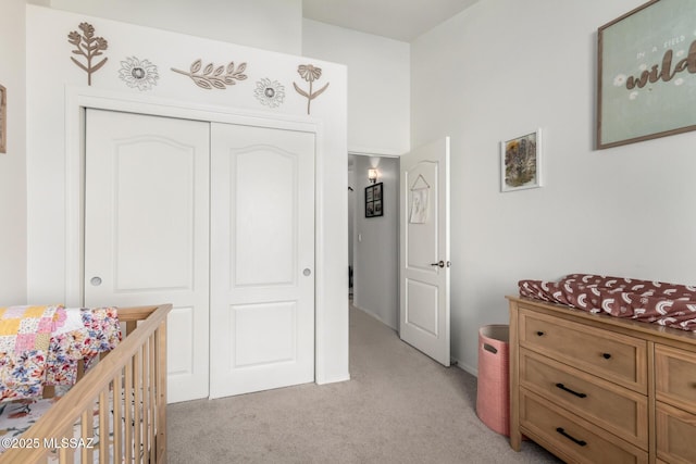 217 E Creosote Draw Rd, Vail, AZ 85641 - bedroom with light carpet and a closet