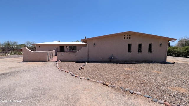 1791 W Sage St, Tucson, AZ 85704 - back of property with stucco siding