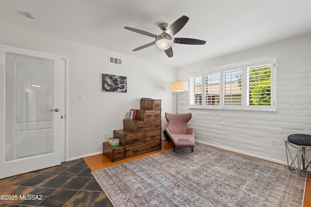 3357 N Christmas Ave, Tucson, AZ 85716 - sitting room featuring ceiling fan
