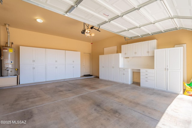 3259 E Corte Doce Palomas, Tucson, AZ 85718 - garage with water heater and a garage door opener