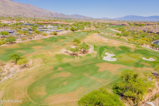 3259 E Corte Doce Palomas, Tucson, AZ 85718 - aerial perspective of suburban area featuring mountains and a golf course