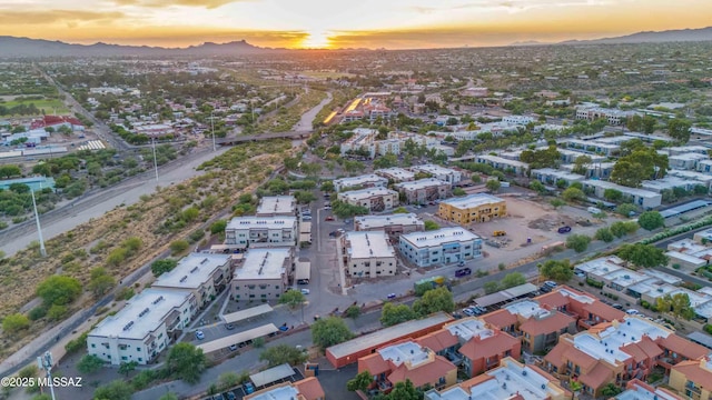 2020 E River Rd Unit 205, Tucson, AZ 85718 - aerial view at dusk of a mountain view