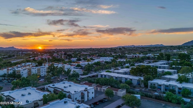 2020 E River Rd Unit 205, Tucson, AZ 85718 - aerial view at dusk of a mountain view