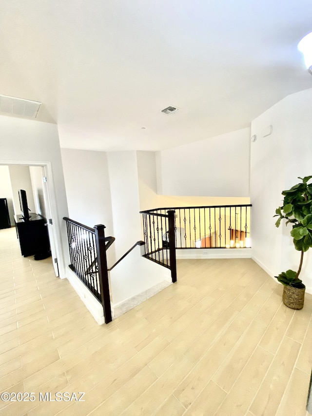 9828 N Niobrara Way, Tucson, AZ 85742 - stairway with wood finished floors and baseboards