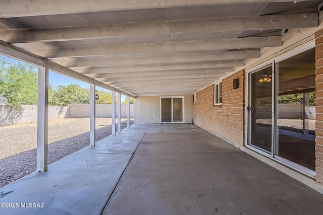 7821 N Jensen Dr, Tucson, AZ 85741 - fenced backyard featuring a patio