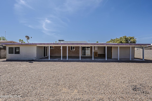 7821 N Jensen Dr, Tucson, AZ 85741 - back of house with a patio area