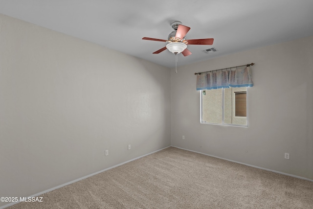 1248 W Via Cerro Colorado, Sahuarita, AZ 85629 - carpeted spare room with ceiling fan and baseboards