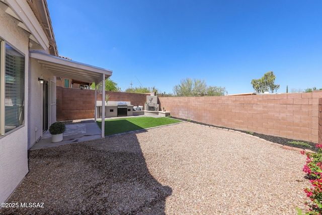 Tucson, AZ 85748 - fenced backyard featuring a patio area and an outdoor living space