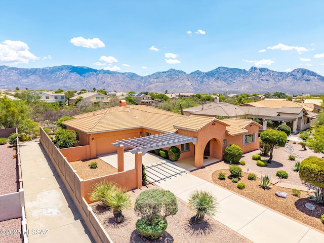 13066 Eagleview Dr, Oro Valley, AZ 85755 - view of mountain backdrop featuring nearby suburban area