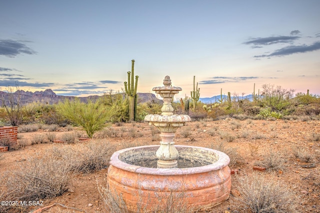 5730 N Tula Ln, Tucson, AZ 85743 - view of yard featuring a mountain view