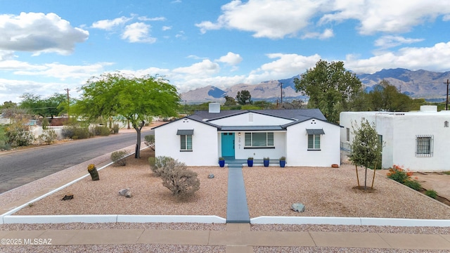 3001 E Helen St, Tucson, AZ 85716 - view of front facade with a mountain view and stucco siding