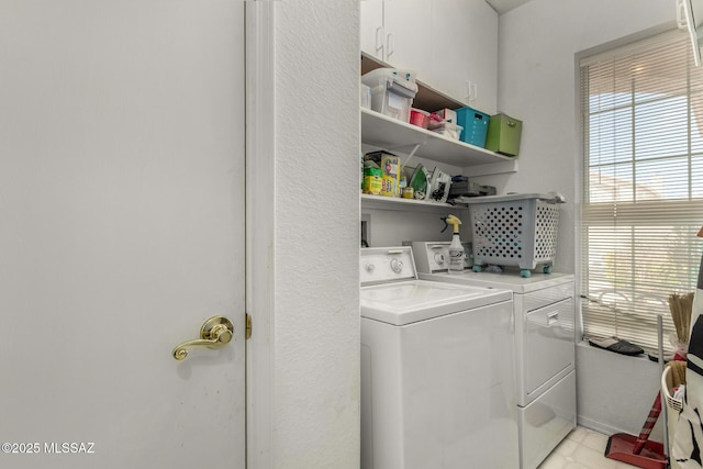 7157 W Odyssey Way, Tucson, AZ 85743 - laundry room with washer and clothes dryer and cabinet space