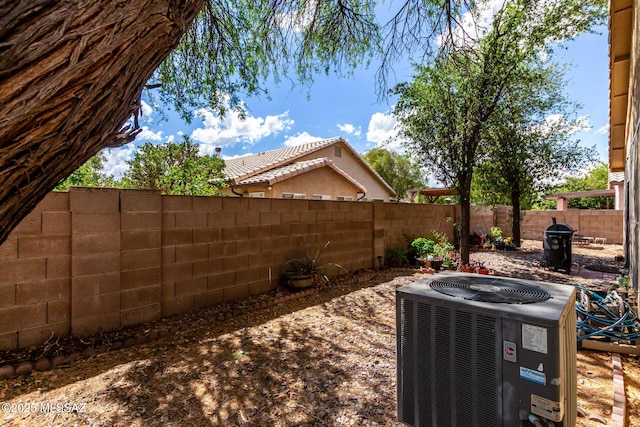 7157 W Odyssey Way, Tucson, AZ 85743 - fenced backyard with cooling unit